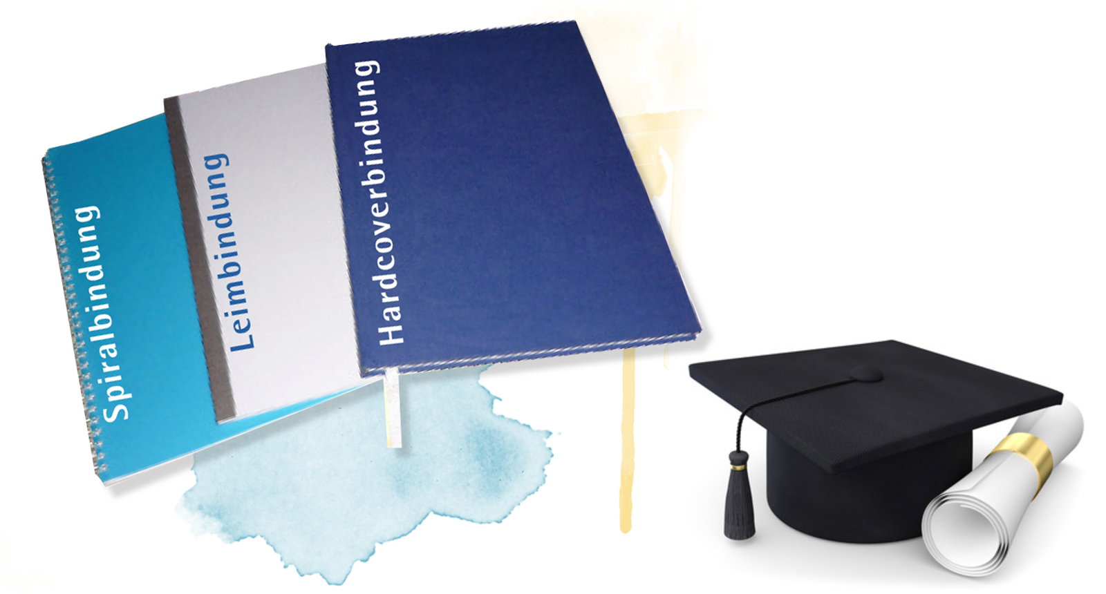 Wir binden Diplom-, Bachelor- Masterarbeiten & Facharbeiten